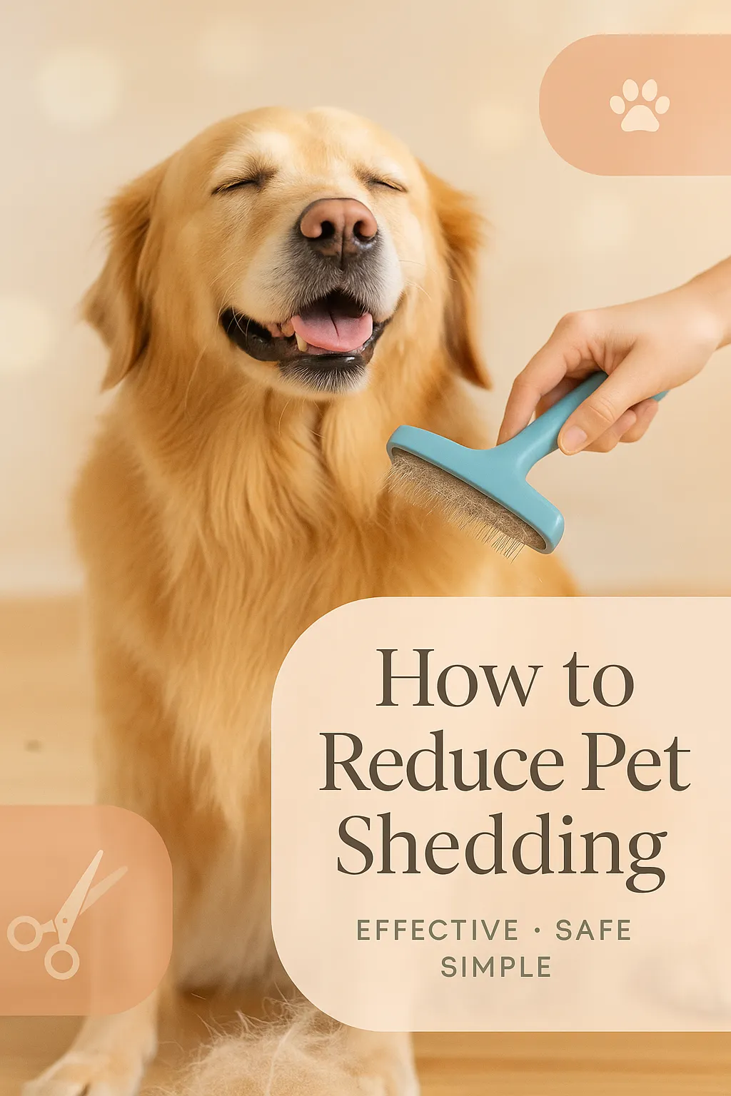 How to Reduce Pet Shedding