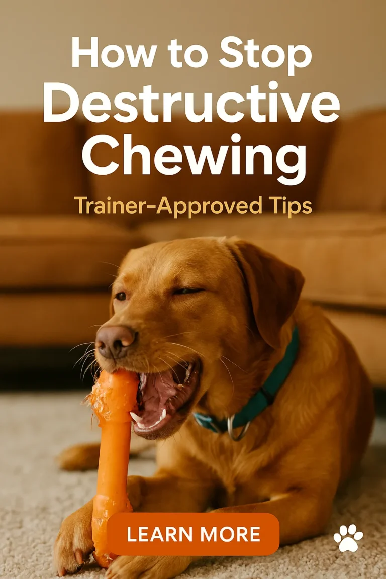 How to Stop Destructive Chewing