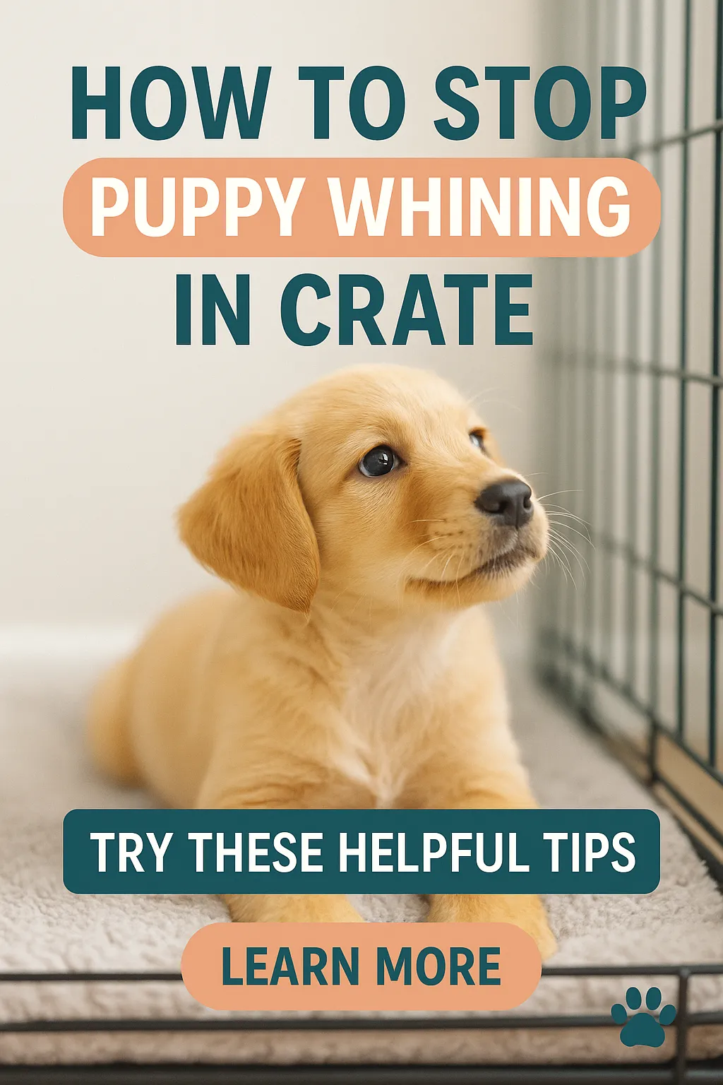 How to Stop Puppy Whining in Crate