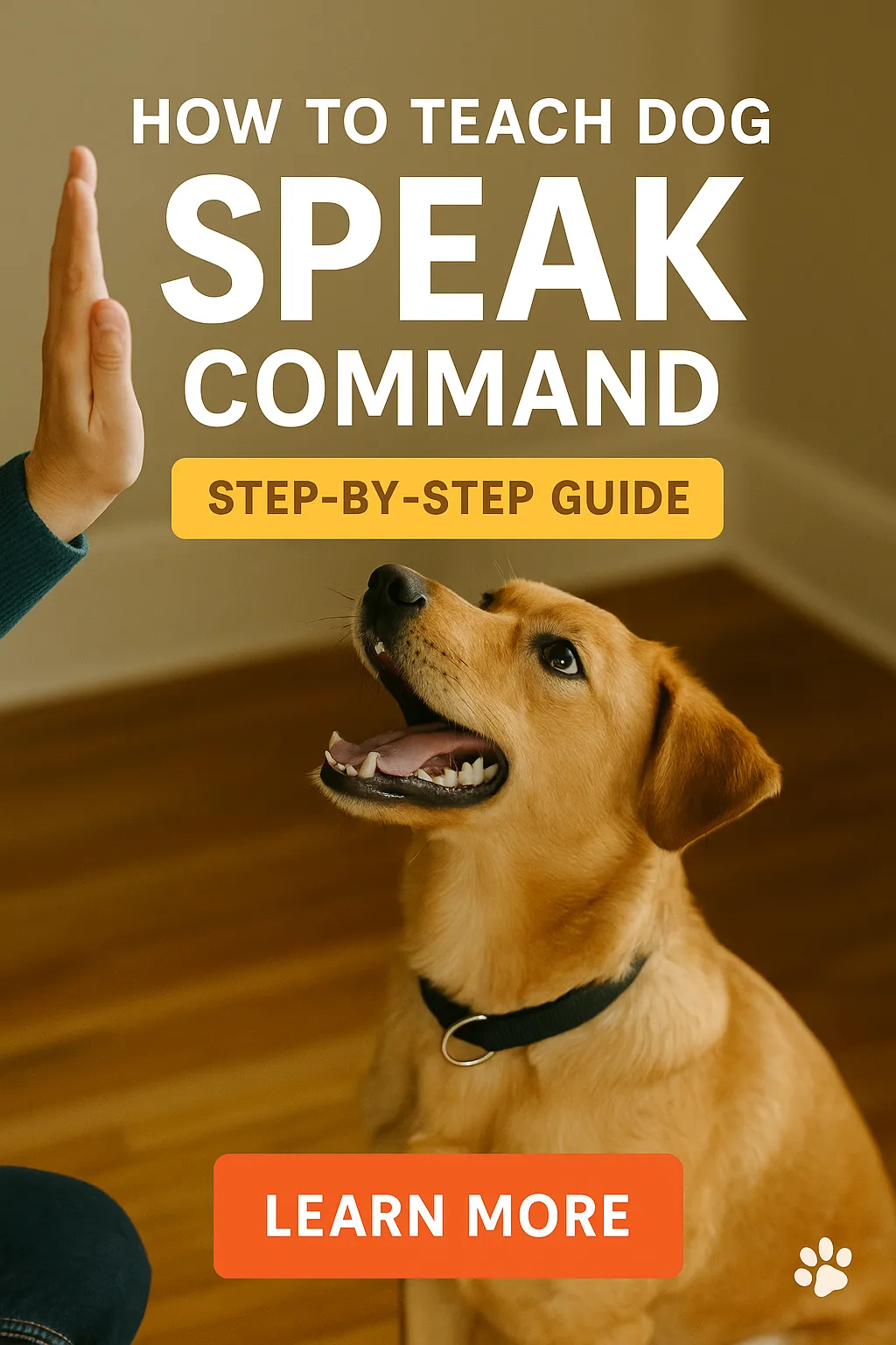 How to Teach Dog Speak Command