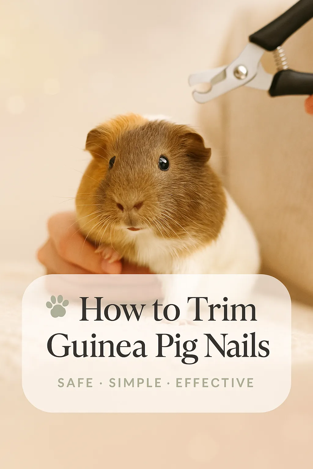 How to Trim Guinea Pig Nails