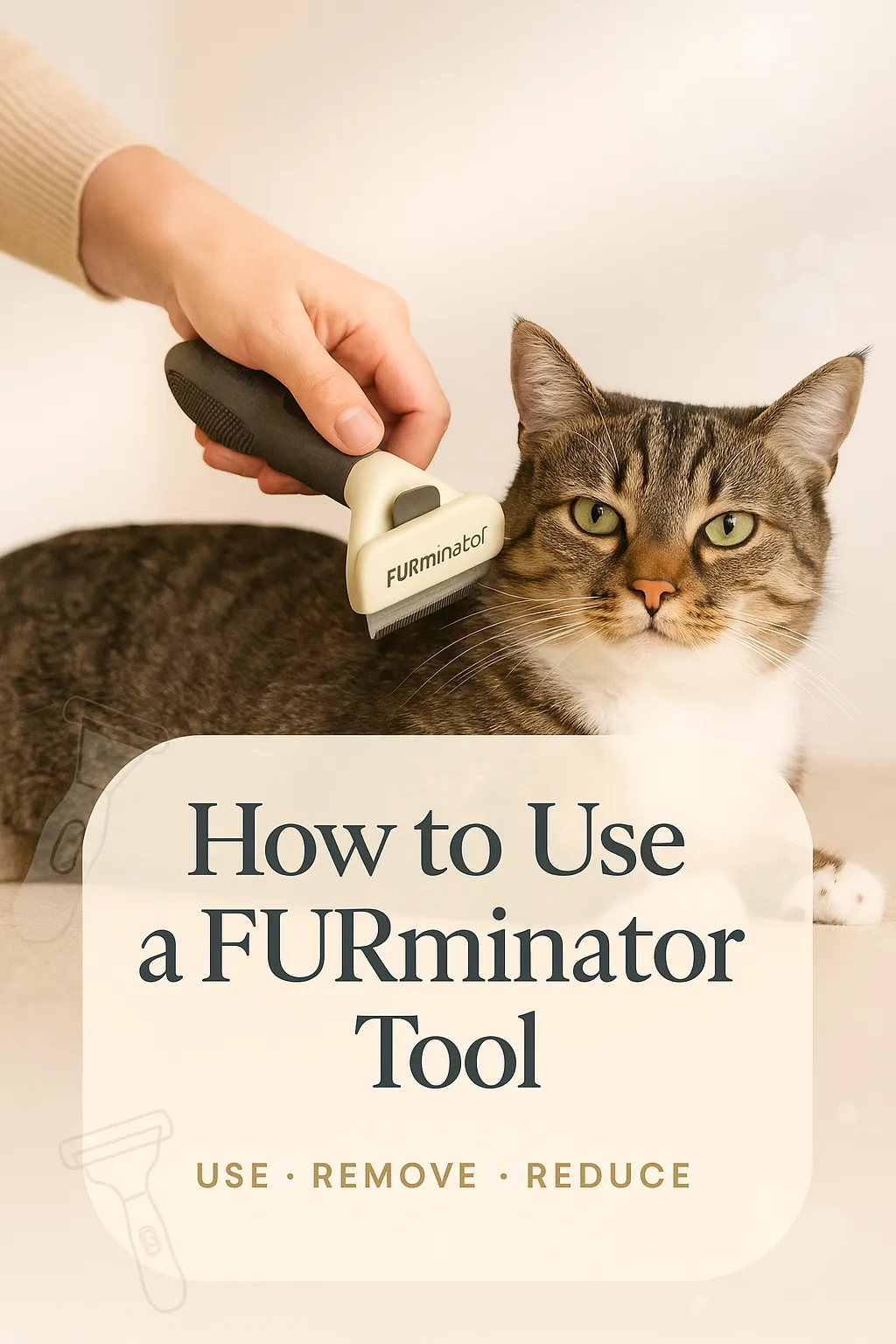 How to Use a Furminator Tool