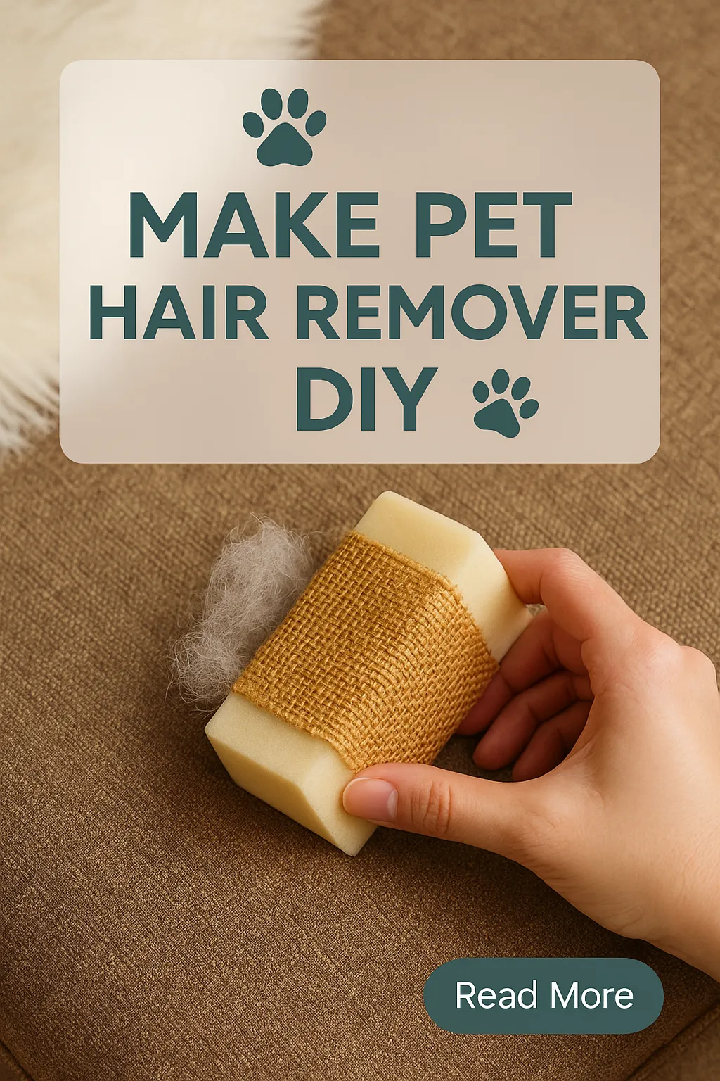 Make Pet Hair Remover DIY