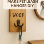 Make Pet Leash Hanger DIY
