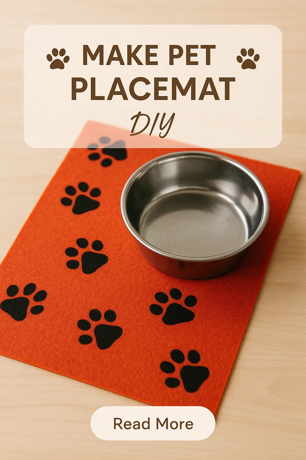 Make Pet Placemat DIY