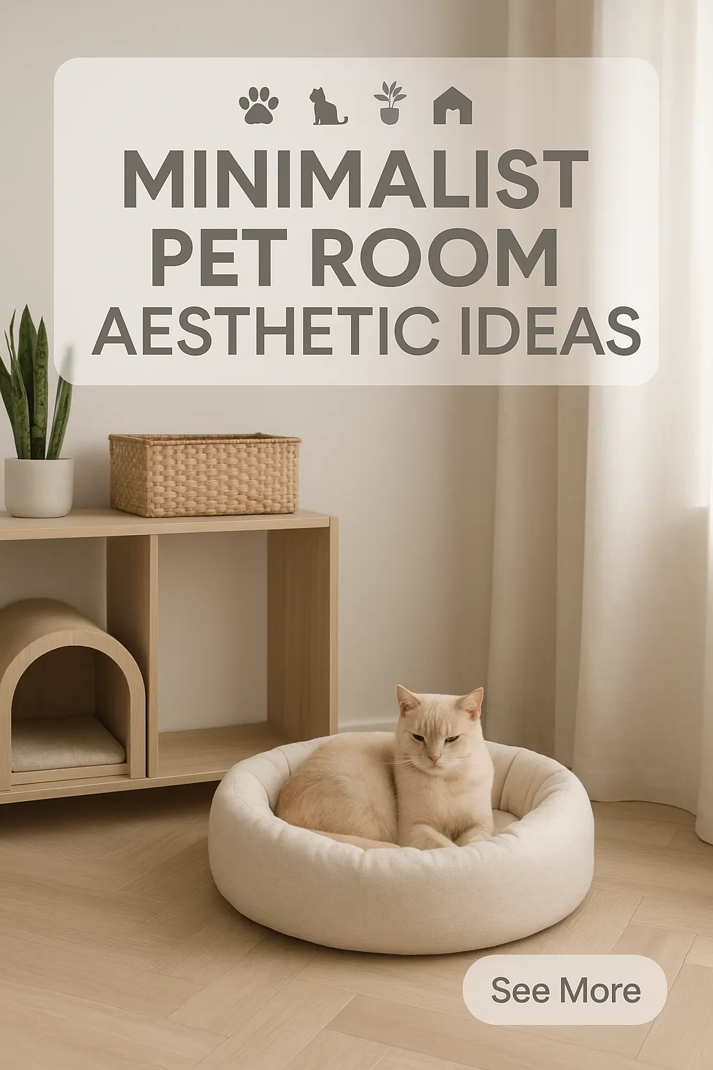 Minimalist Pet Room Aesthetic Ideas