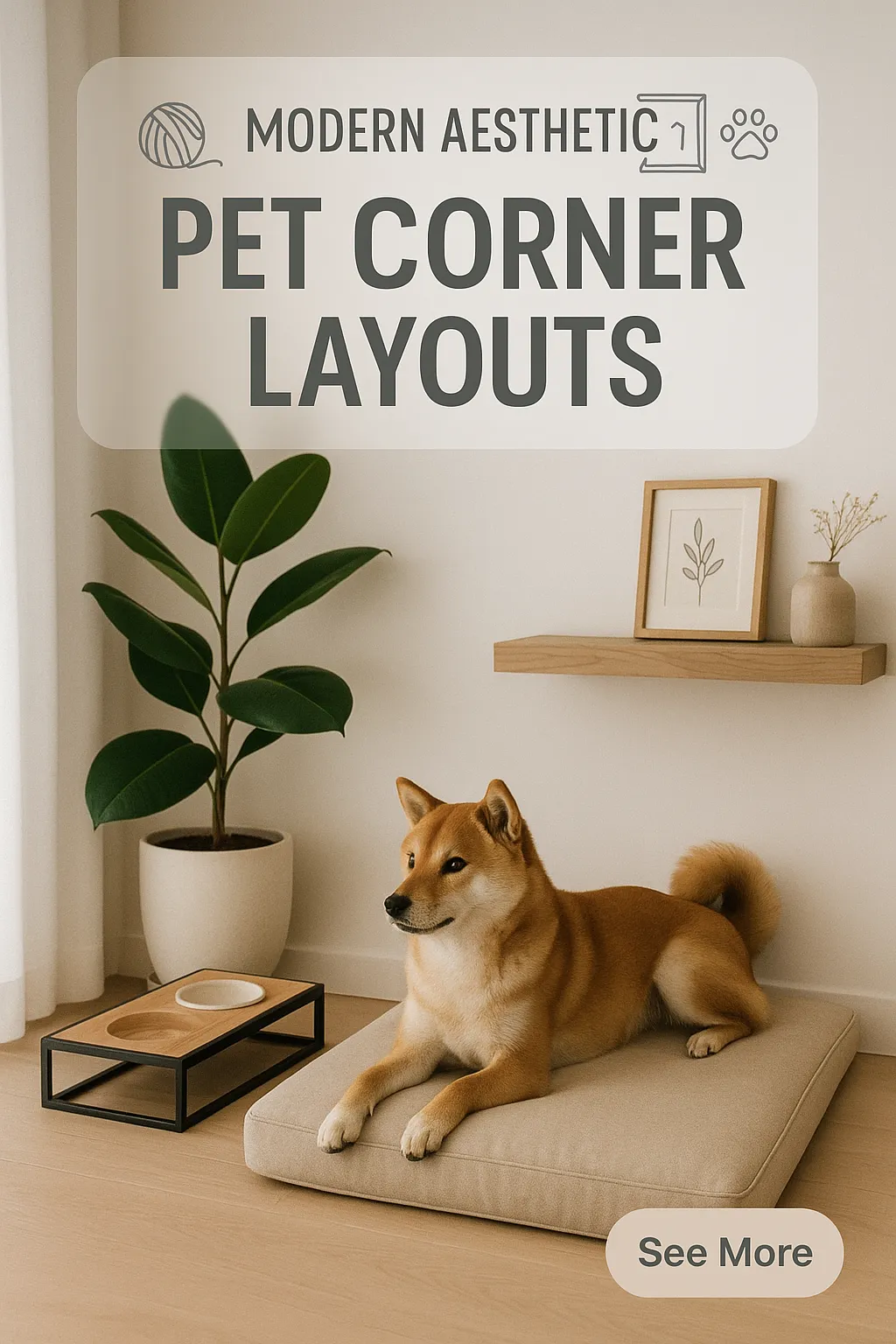 Modern Aesthetic Pet Corner Layouts