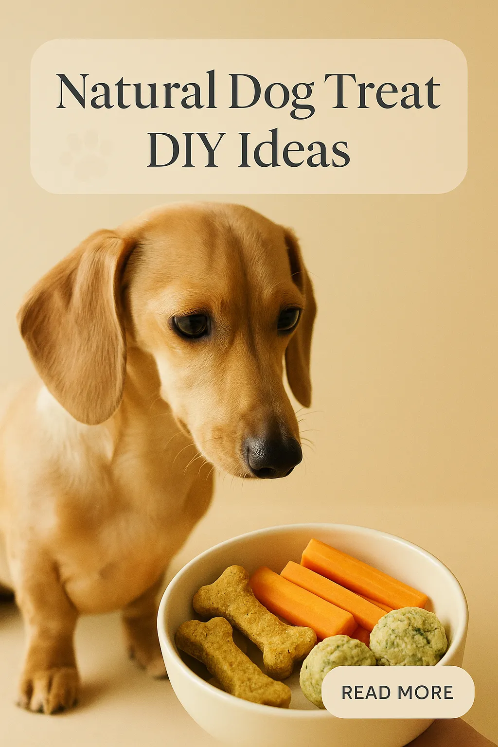 Natural Dog Treat DIY Ideas