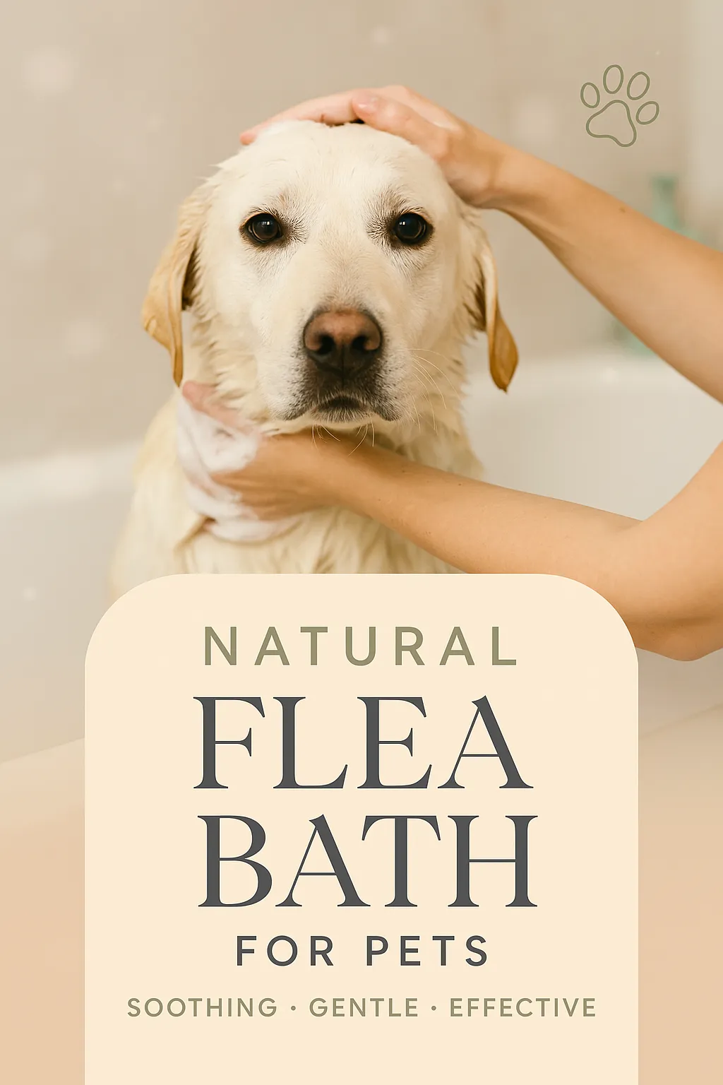 Natural Flea Bath for Pets