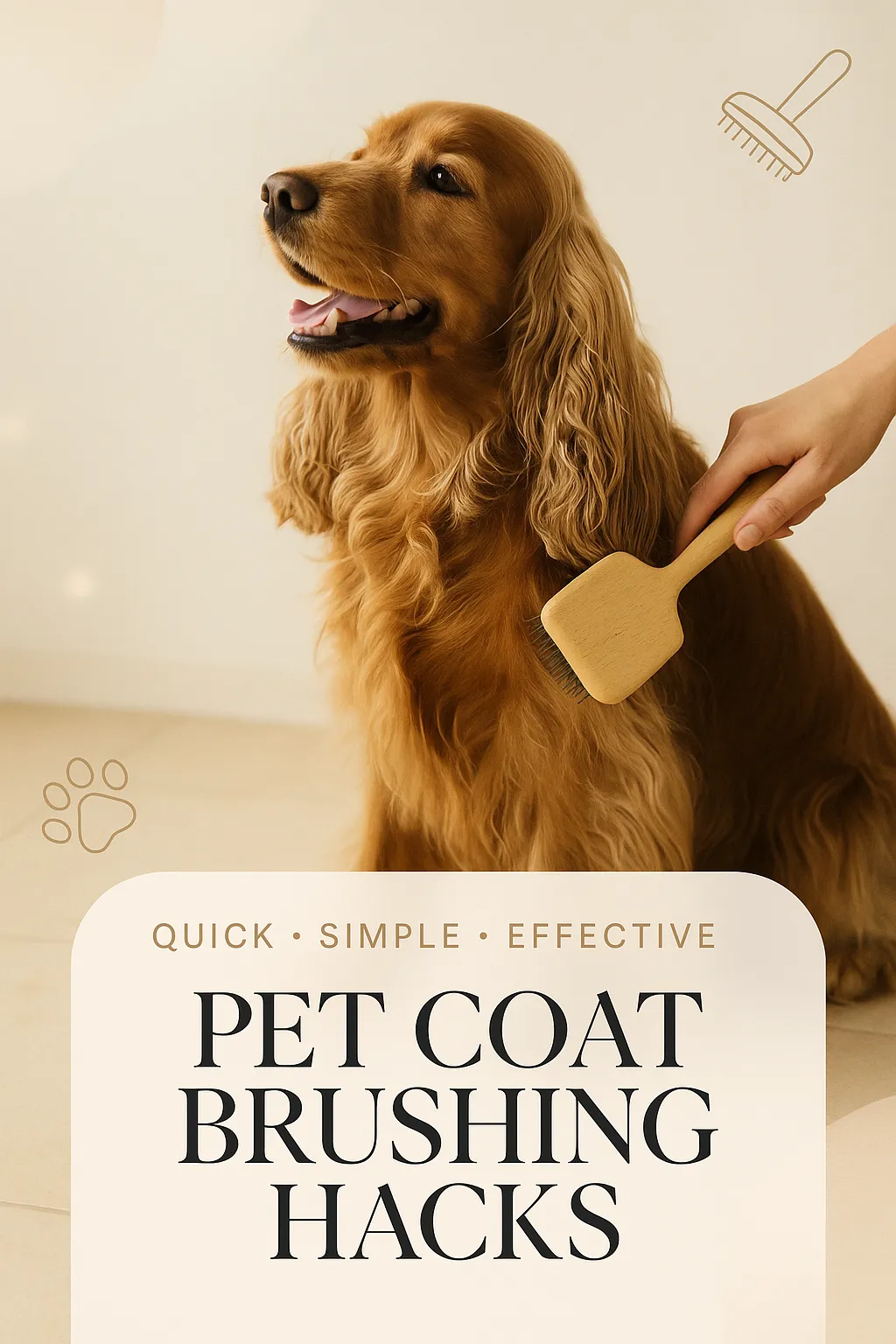 Pet Coat Brushing Hacks