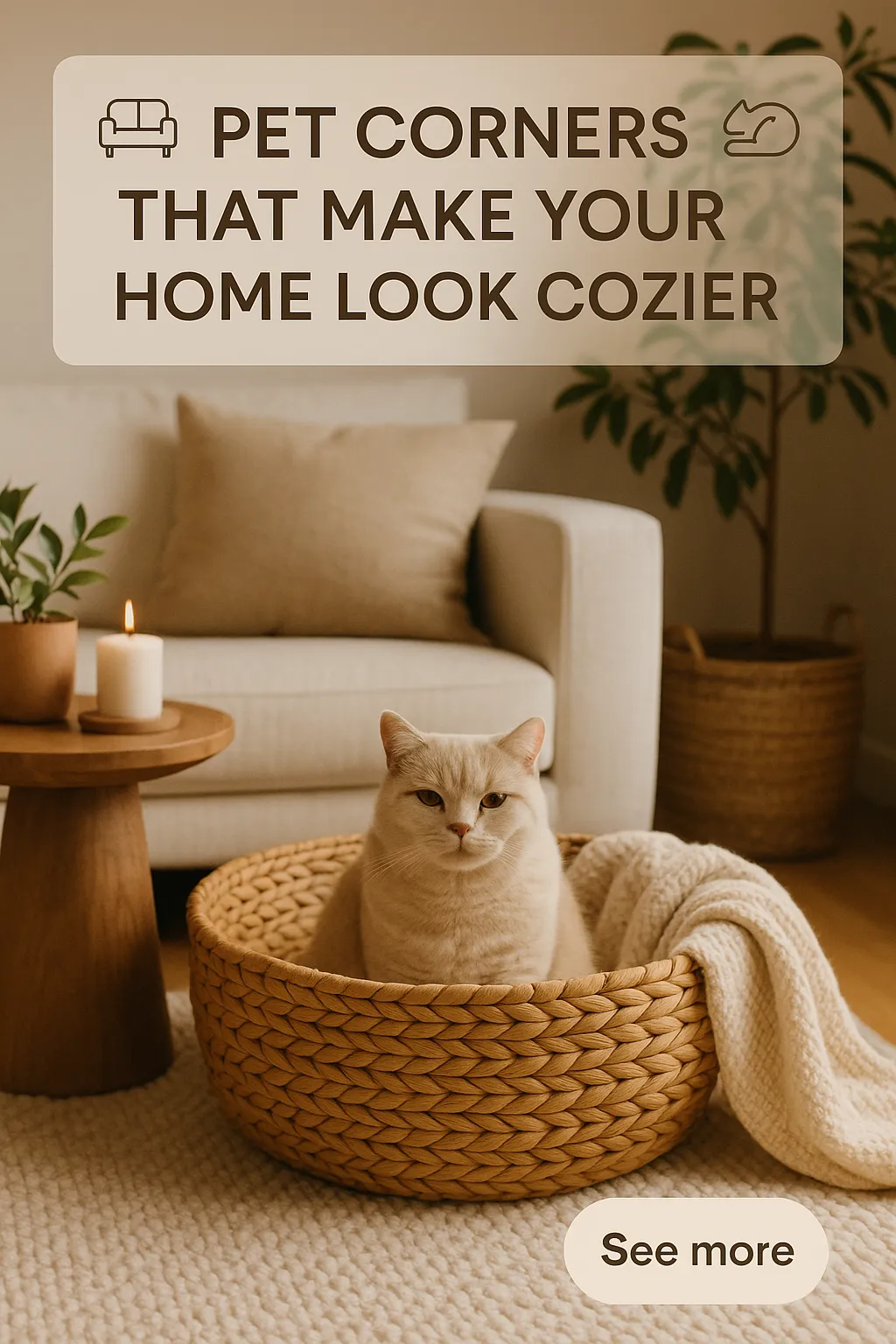 Pet Corners That Make Your Home Look Cozier