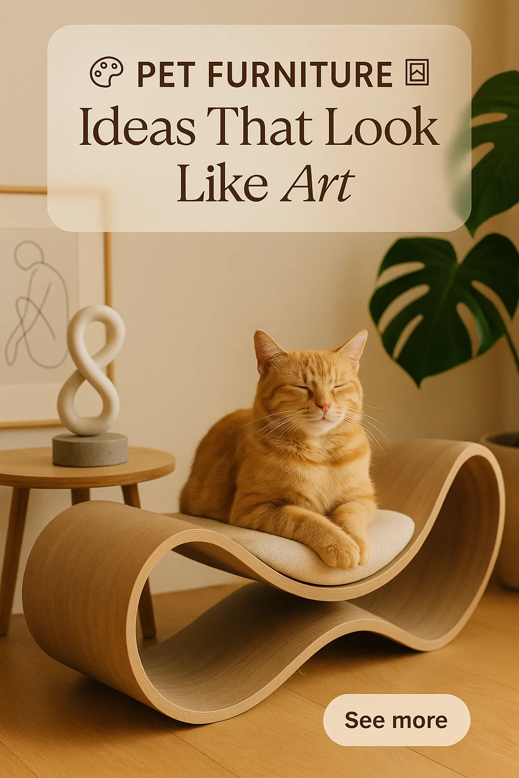Pet Furniture Ideas That Look Like Art