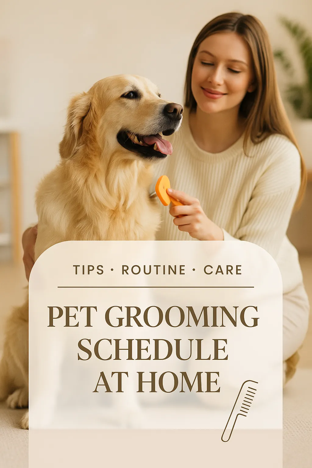 Pet Grooming Schedule at Home