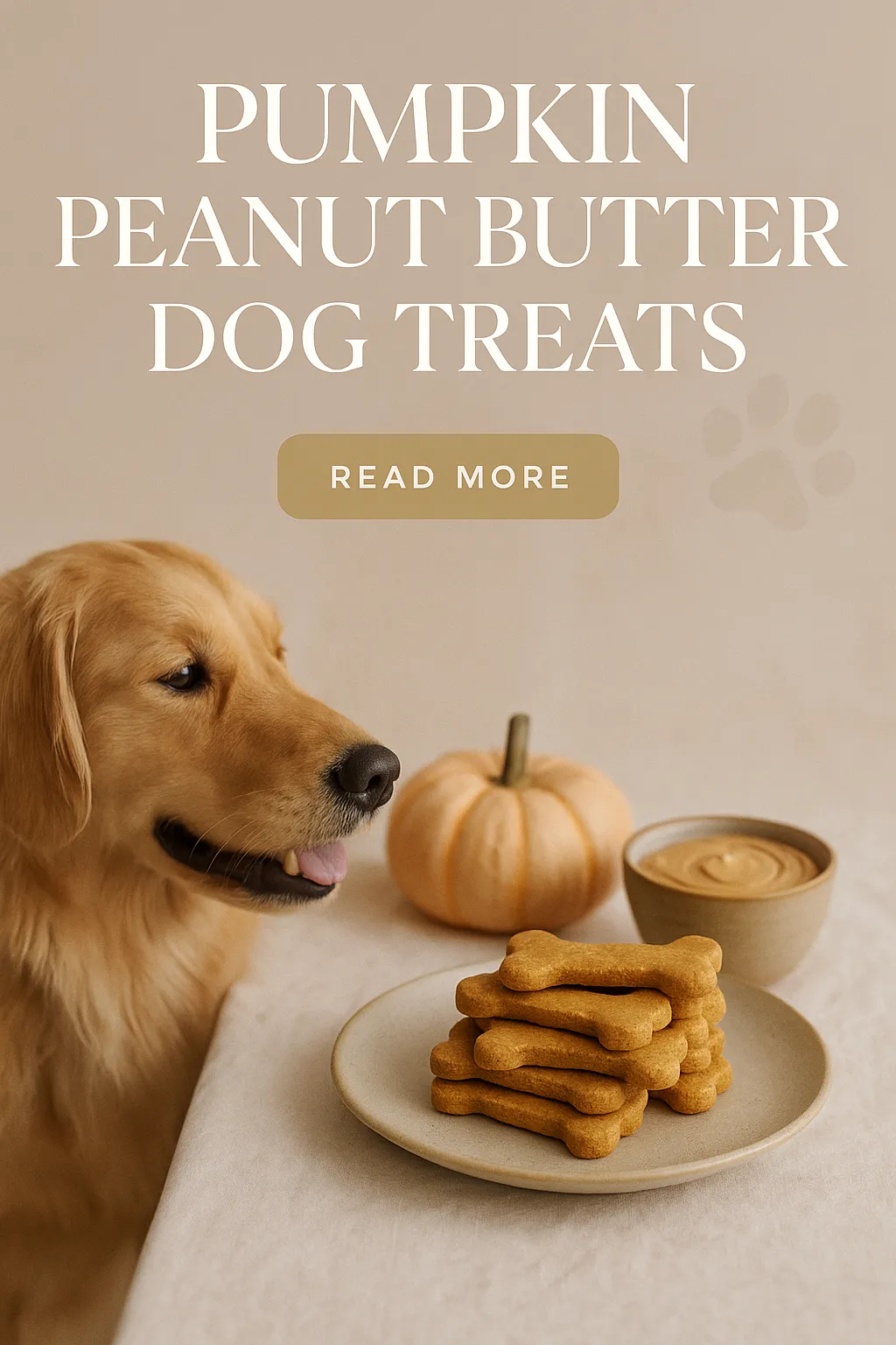 Pumpkin Peanut Butter Dog Treats