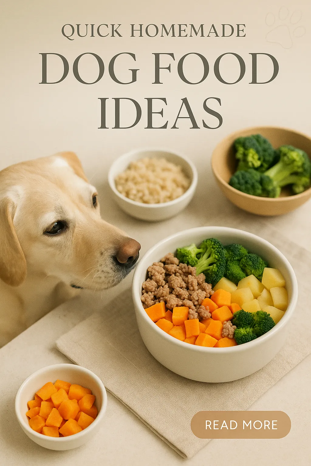 Quick Homemade Dog Food Ideas