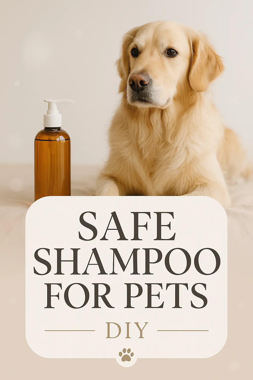 Safe Shampoo for Pets DIY