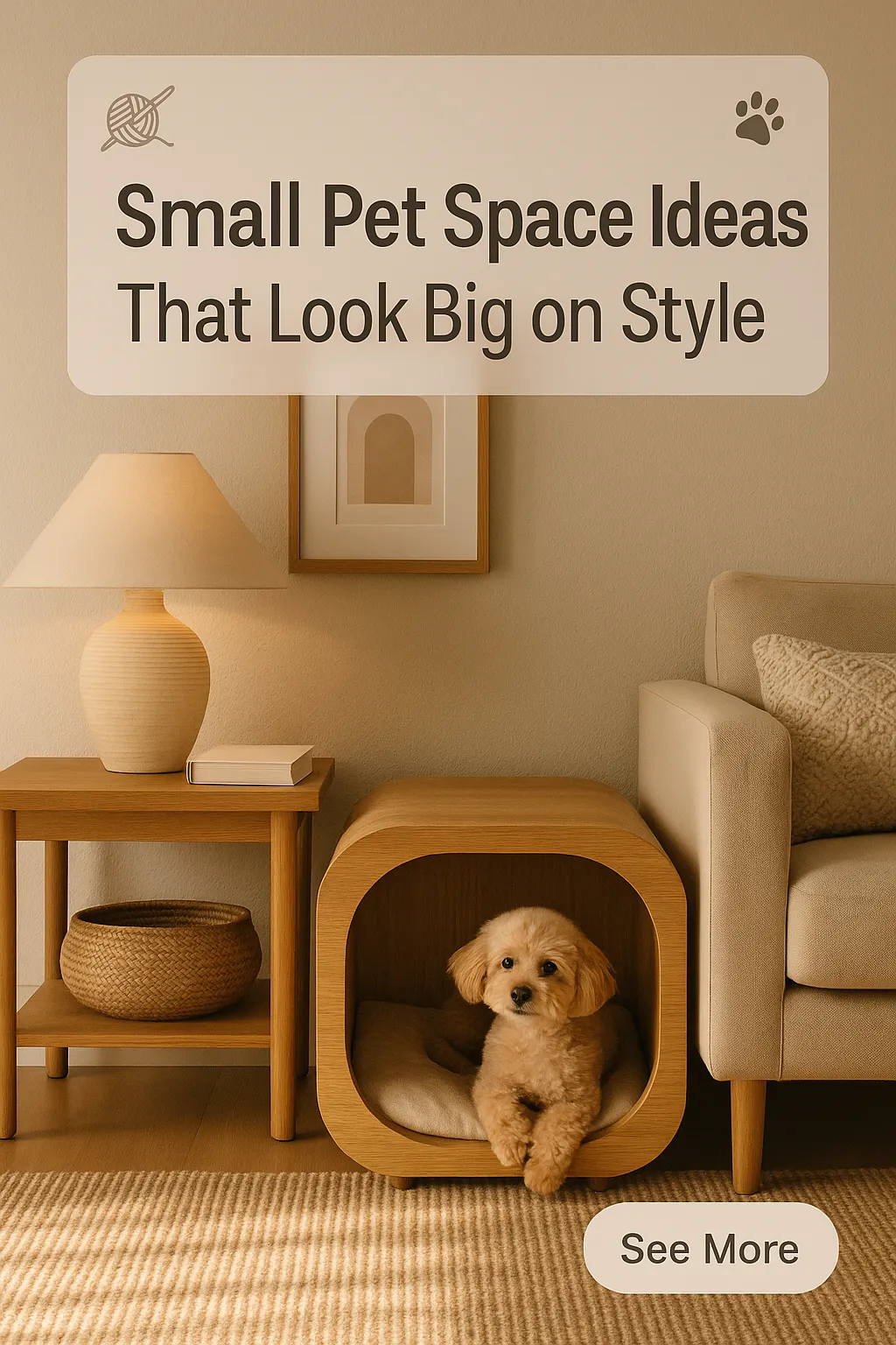 Small Pet Space Ideas That Look Big on Style