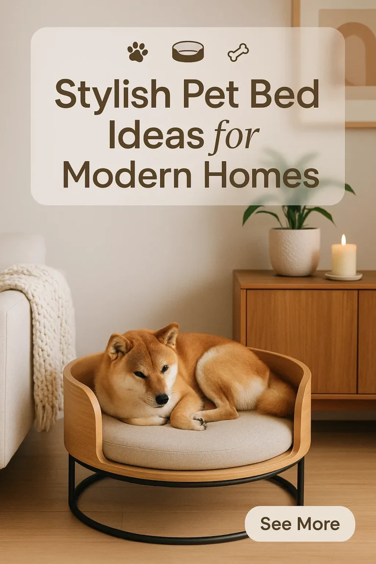 Stylish Pet Bed Ideas for Modern Homes