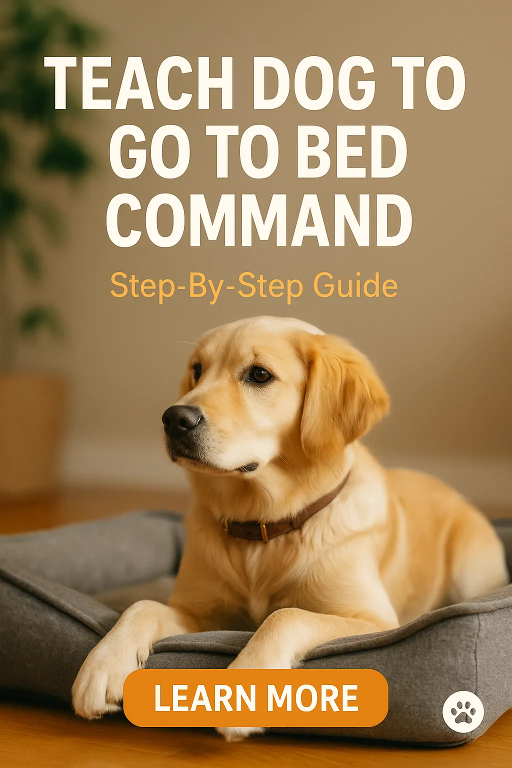 Teach Dog to Go to Bed Command