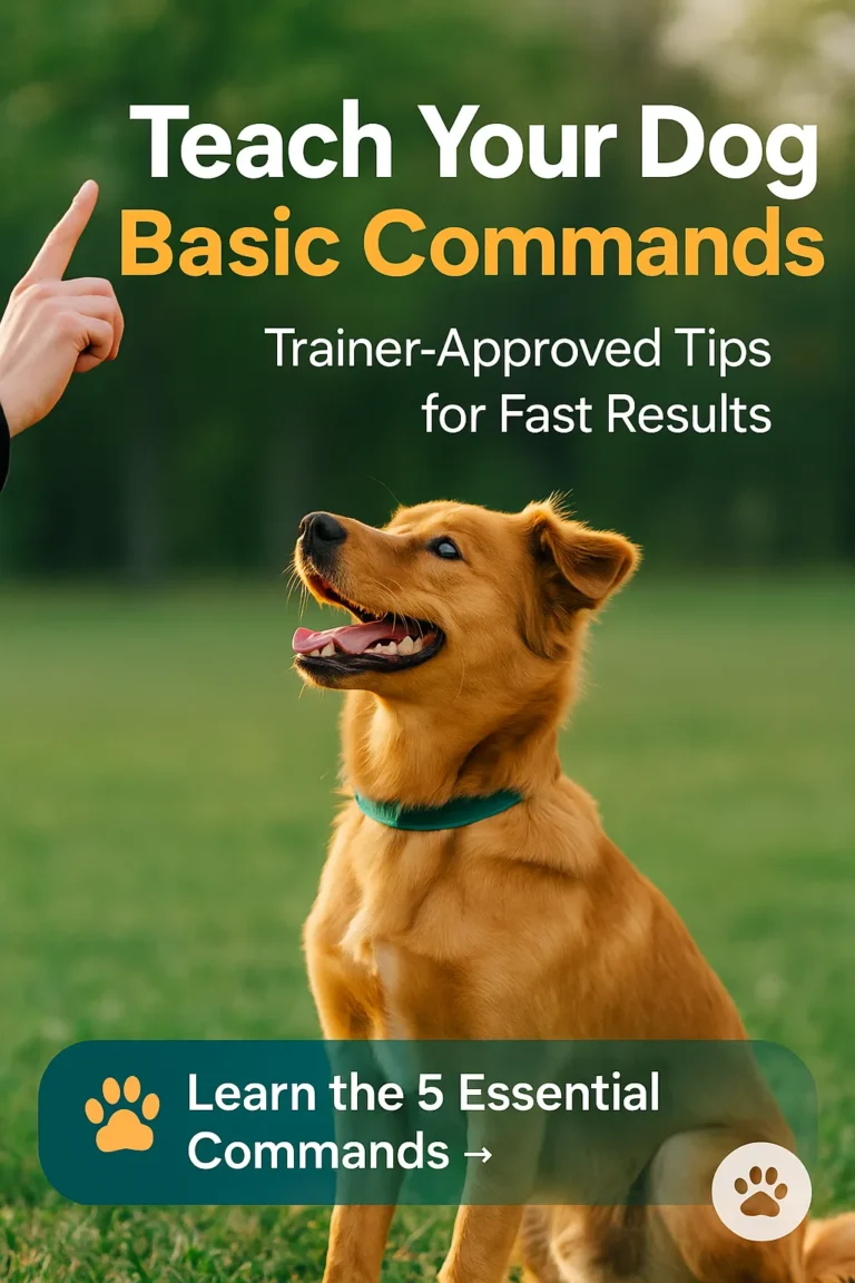 Teach Your Dog Basic Commands