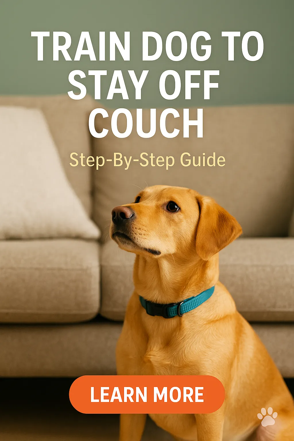 Train Dog to Stay Off Couch