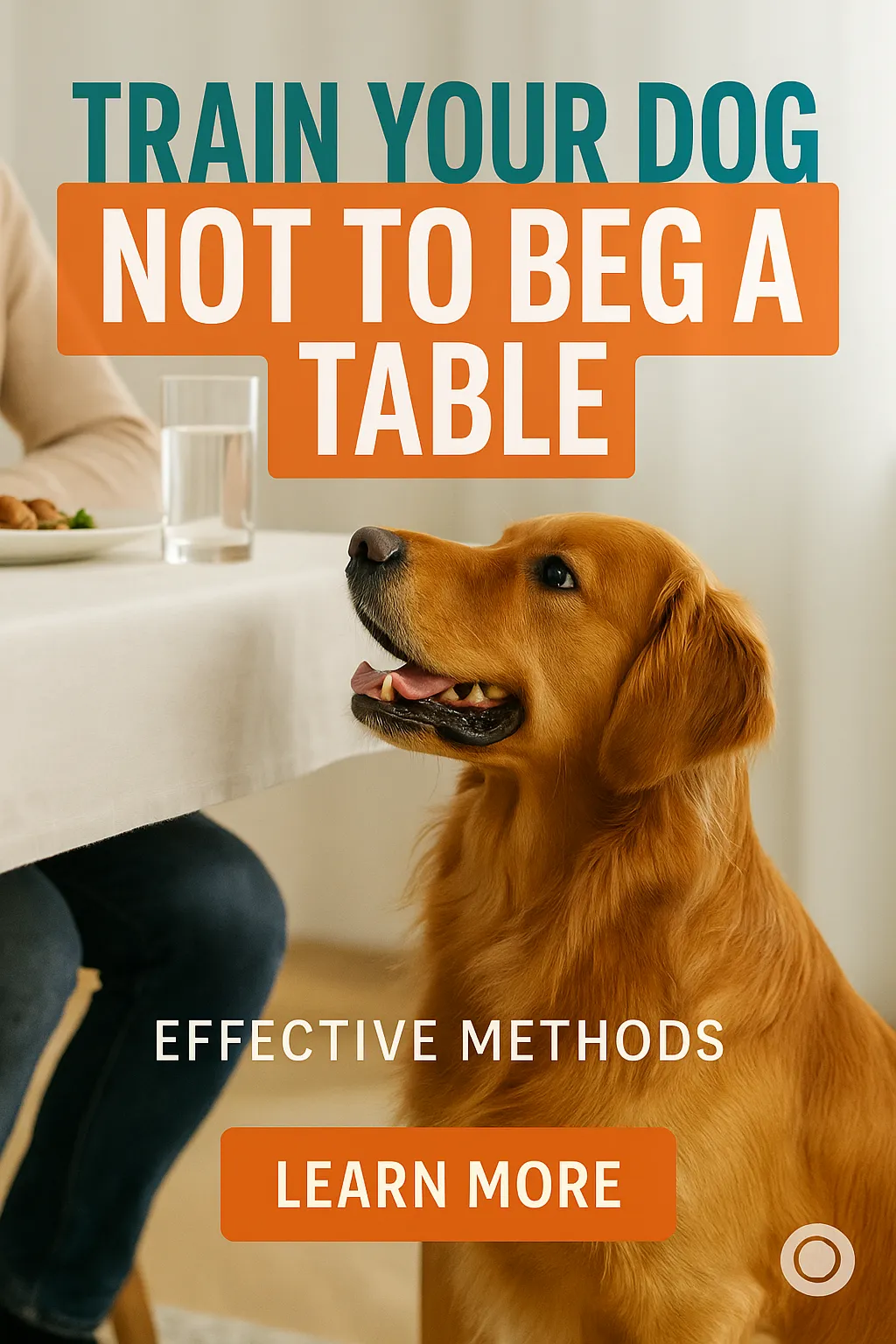 Train Your Dog Not to Beg at Table