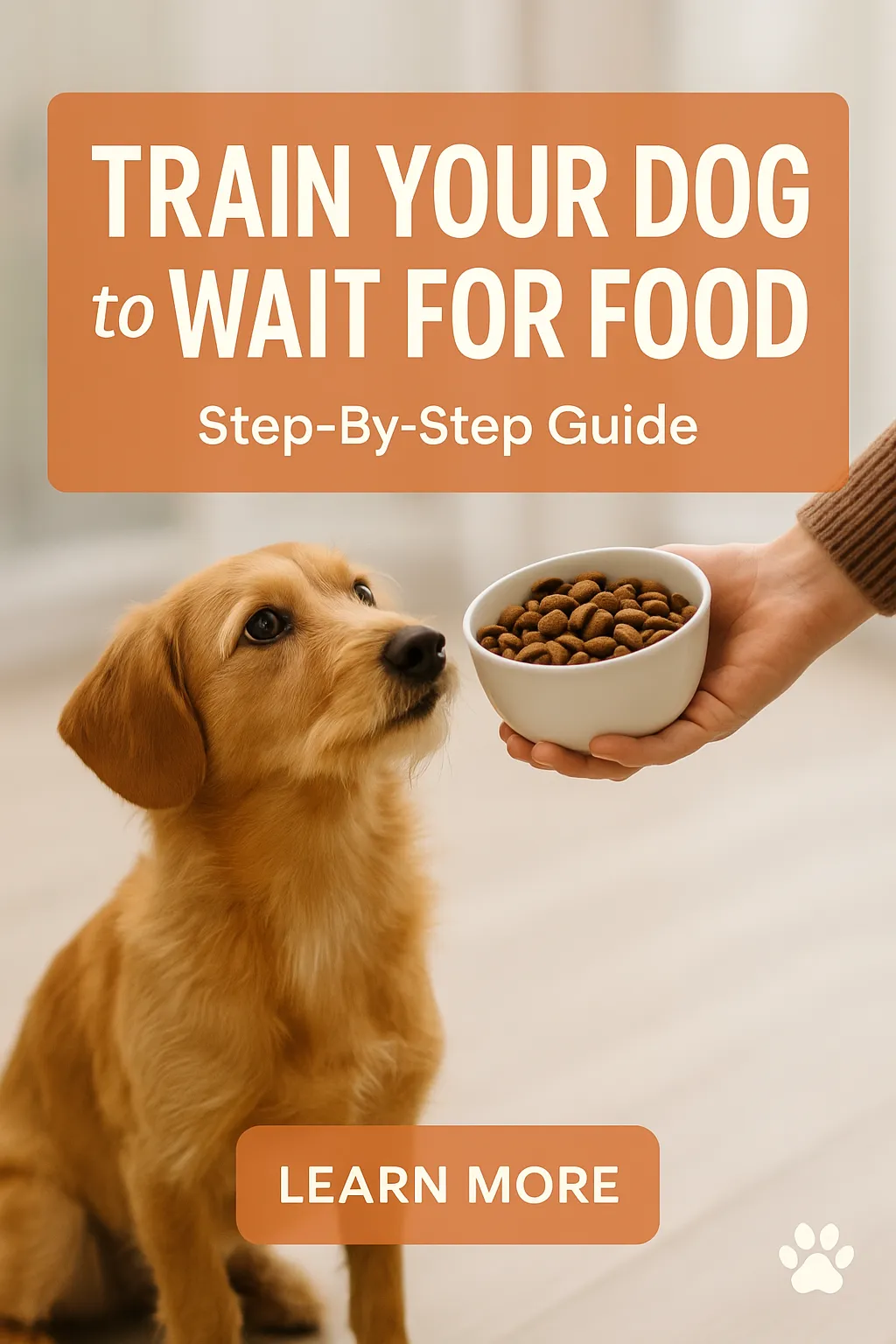 Train Your Dog to Wait for Food