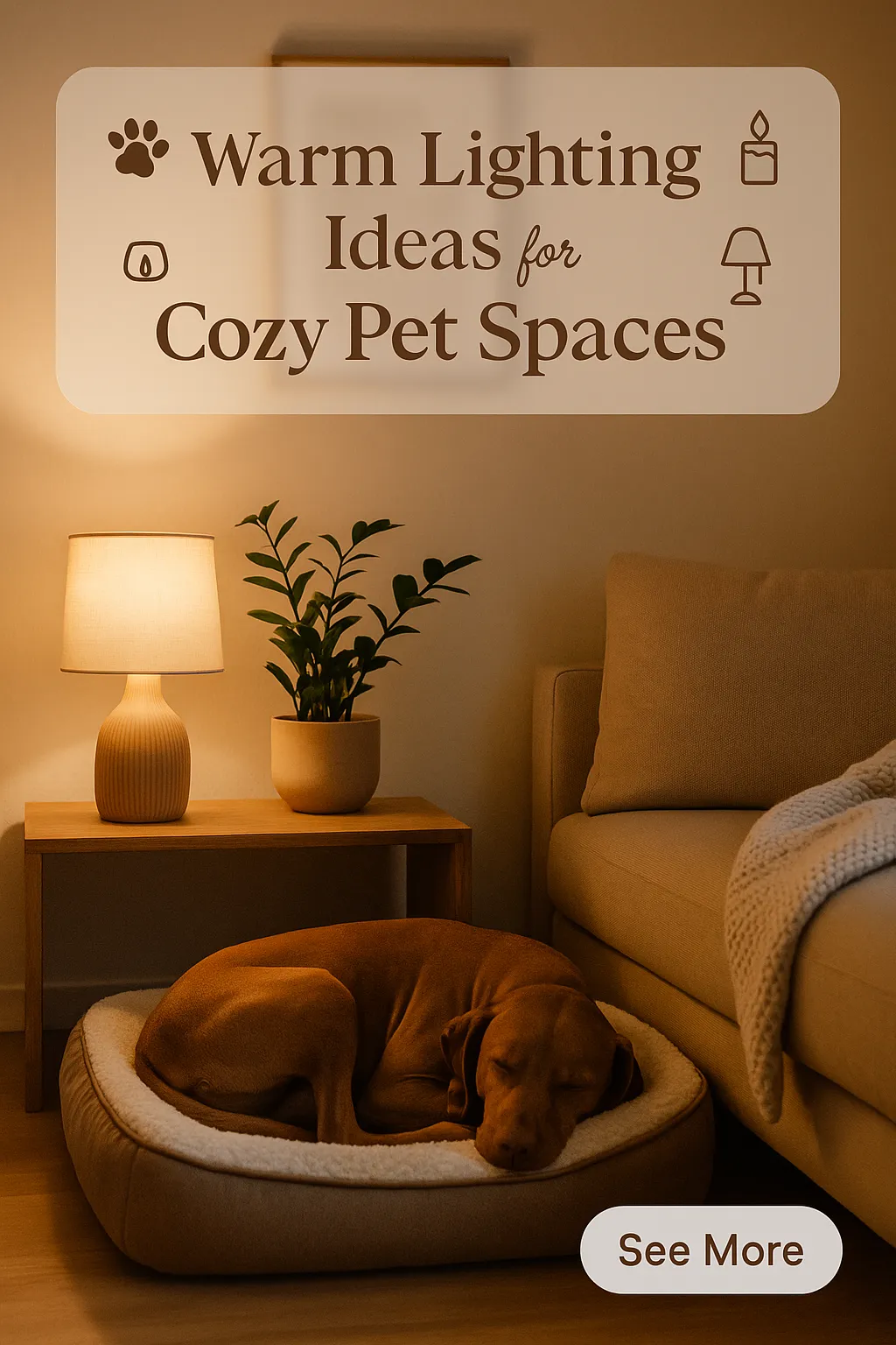 Warm Lighting Ideas for Cozy Pet Spaces