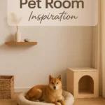 Warm Minimalist Pet Room Inspiration