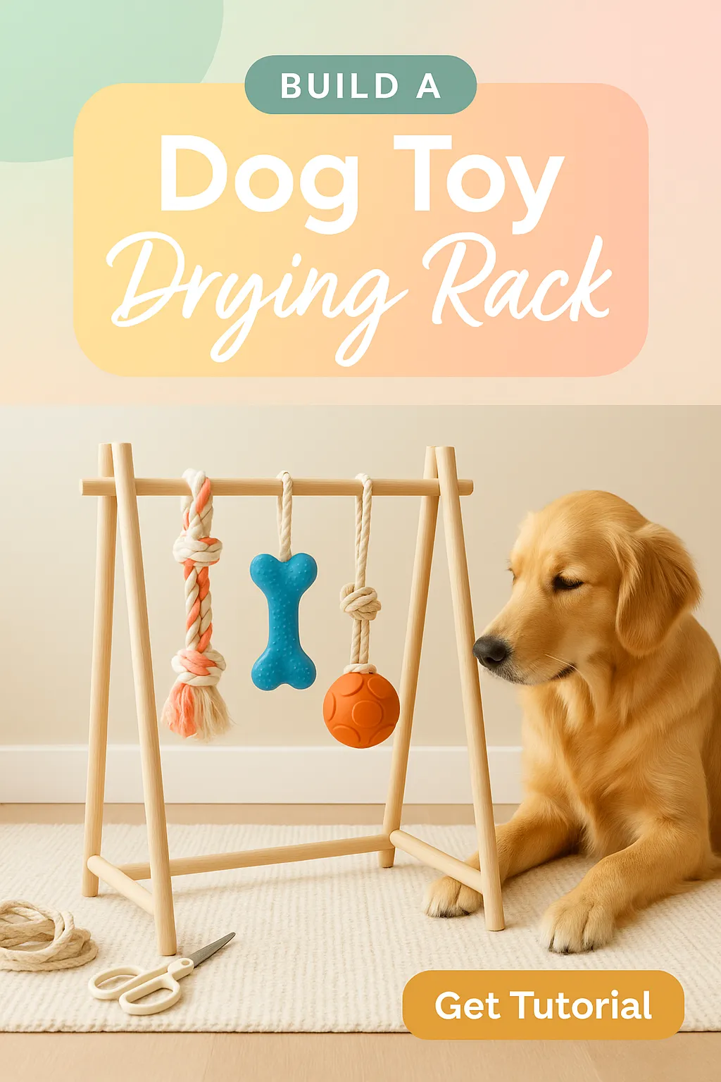 Build a Dog Toy Drying Rack