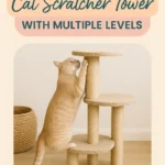 DIY Cat Scratcher Tower with Multiple Levels