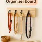 DIY Dog Collar Organizer Board