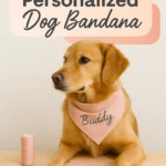 How to Sew a Personalized Dog Bandana