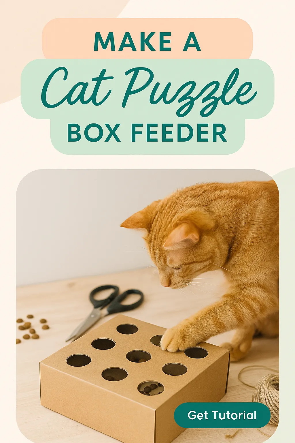 Make a Cat Puzzle Box Feeder