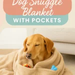 Make a Dog Snuggle Blanket with Pockets