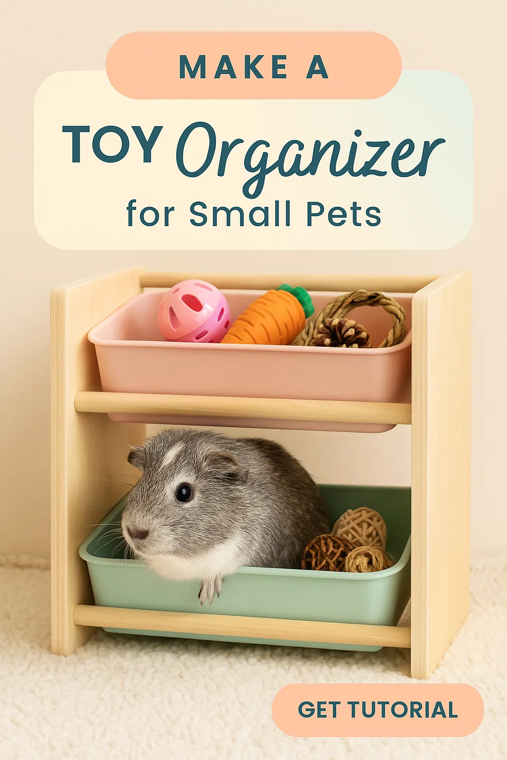 Make a Toy Organizer for Small Pets