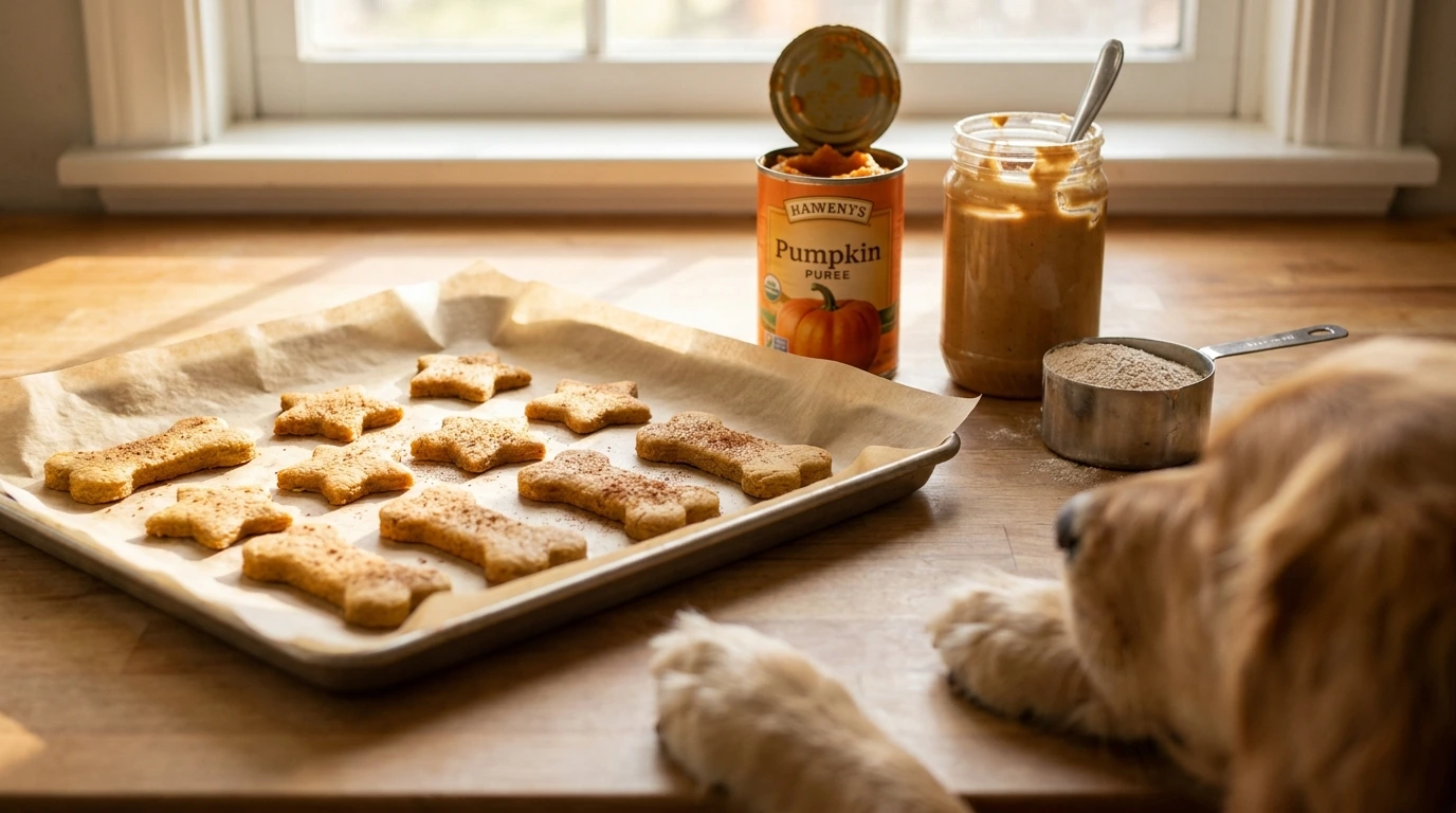 1020 simple peanut butter and pumpkin dog cookies Simple Peanut Butter and Pumpkin Dog Cookies