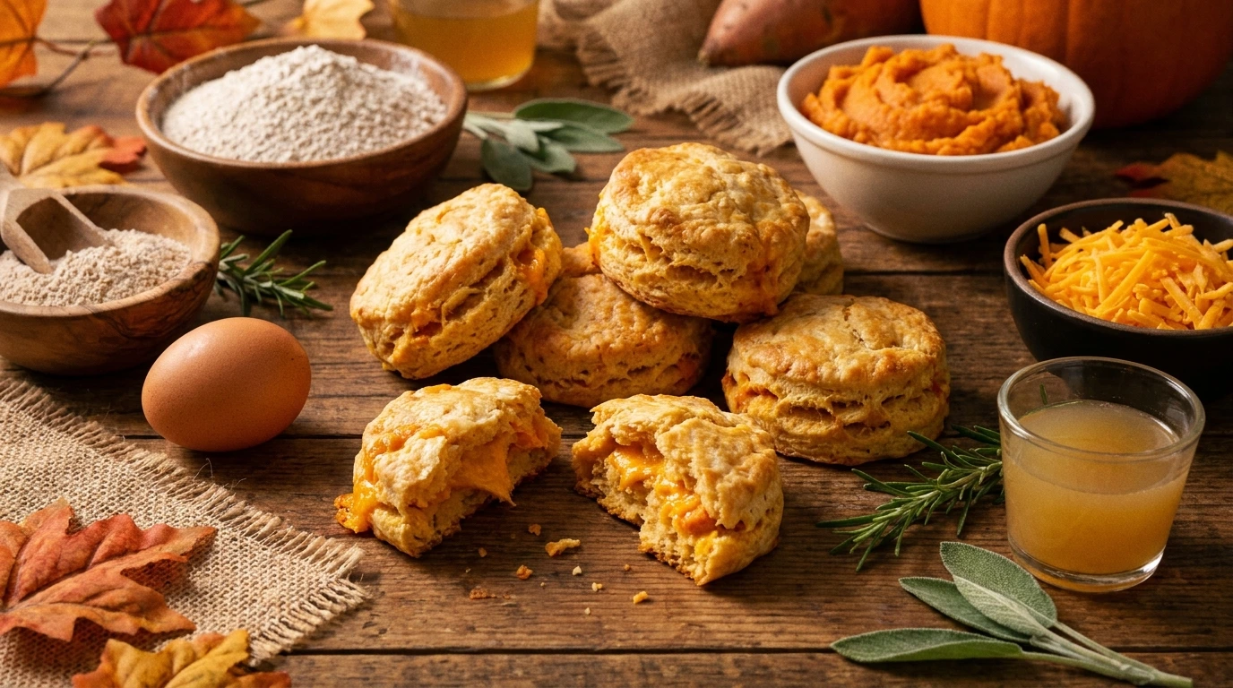 1020 sweet potato cheddar biscuits Sweet Potato Cheddar Biscuits