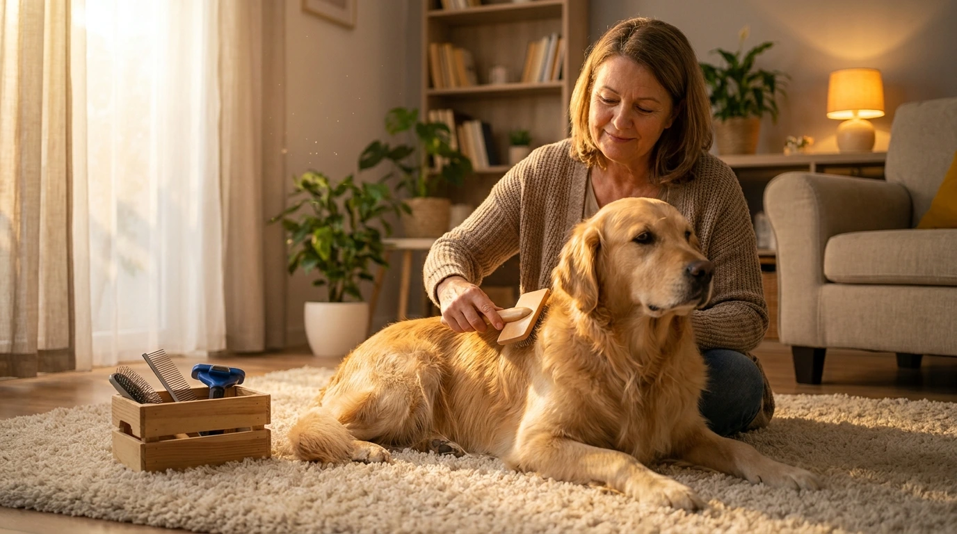 Brushing Your Dog's Coat