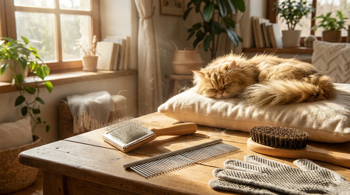 Essential Tools for Grooming Long-Haired Cats