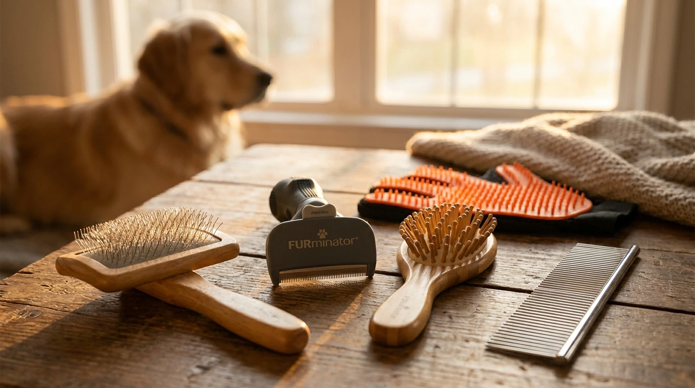 Types of Dog Brushing Tools