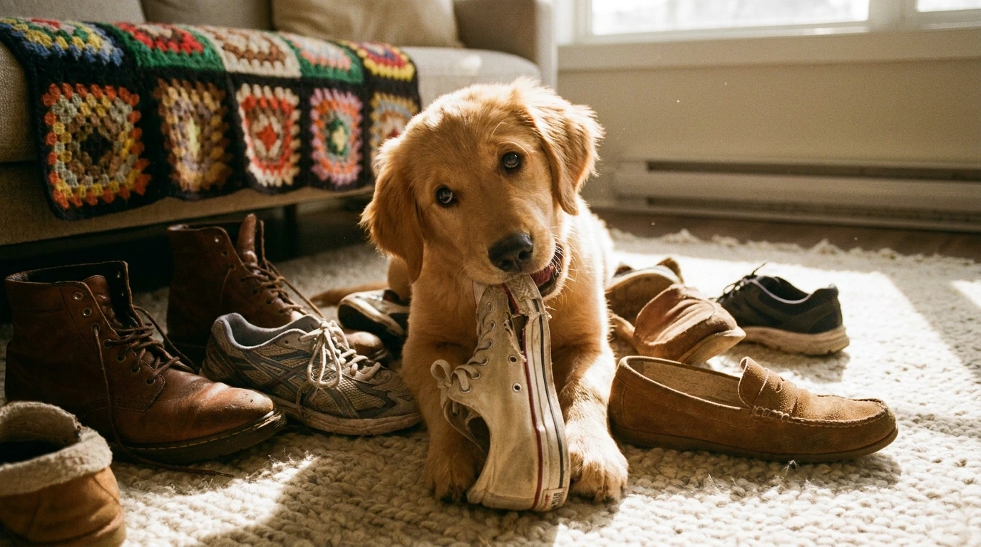 Understanding Why Dogs Chew Shoes