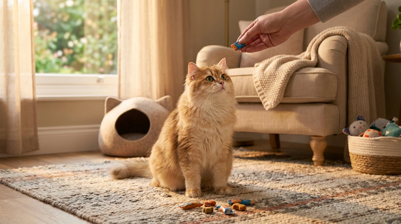 Training Steps to Teach Your Cat to Come for Treats