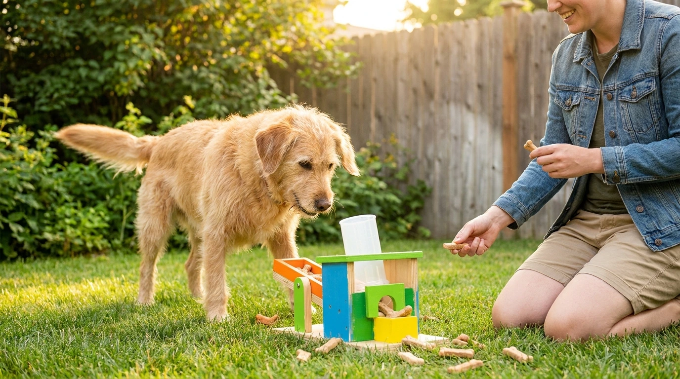 Training Your Dog to Use the Launcher