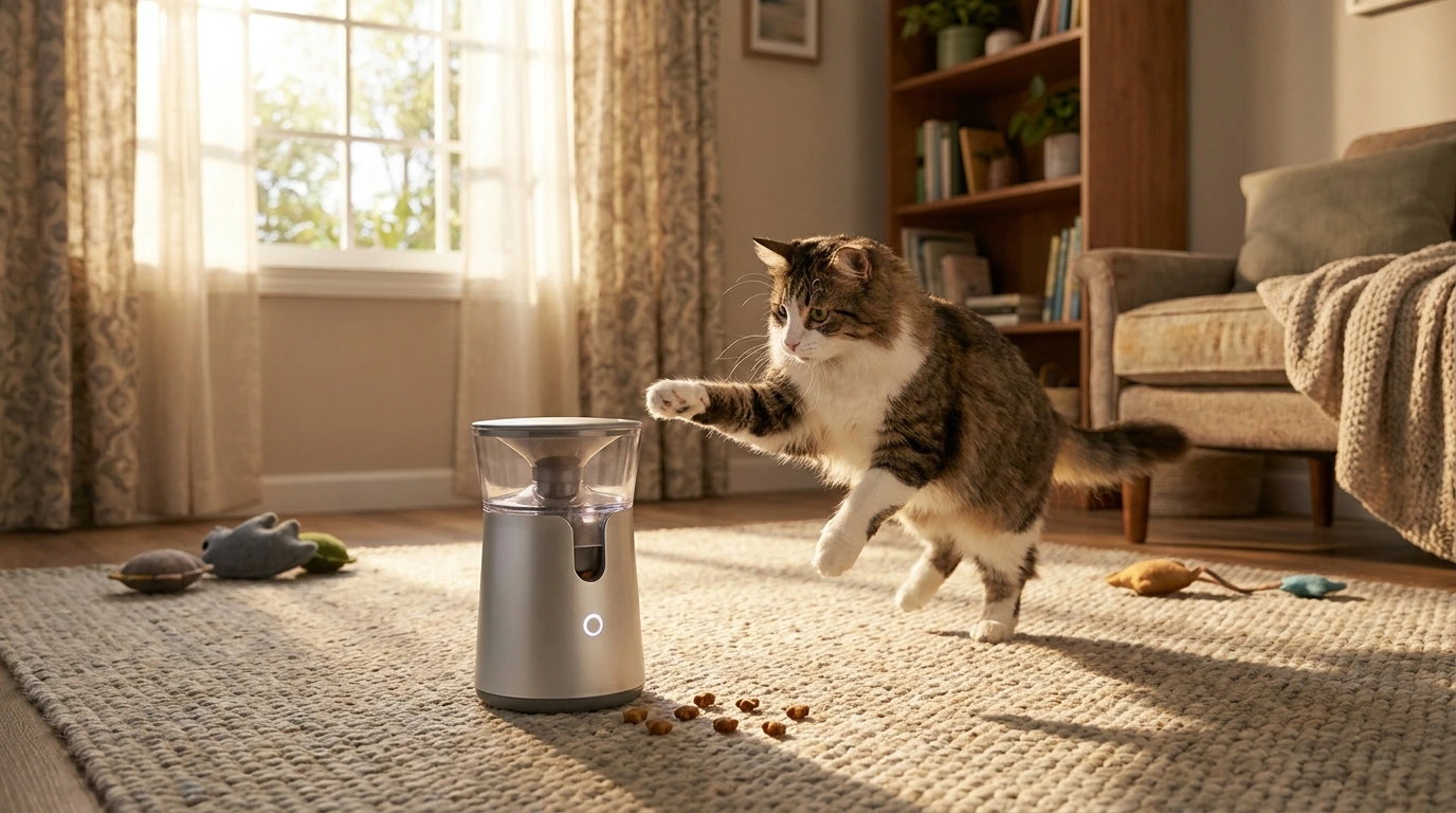 1923 engaging your cat with the dispenser Engaging Your Cat with the Dispenser