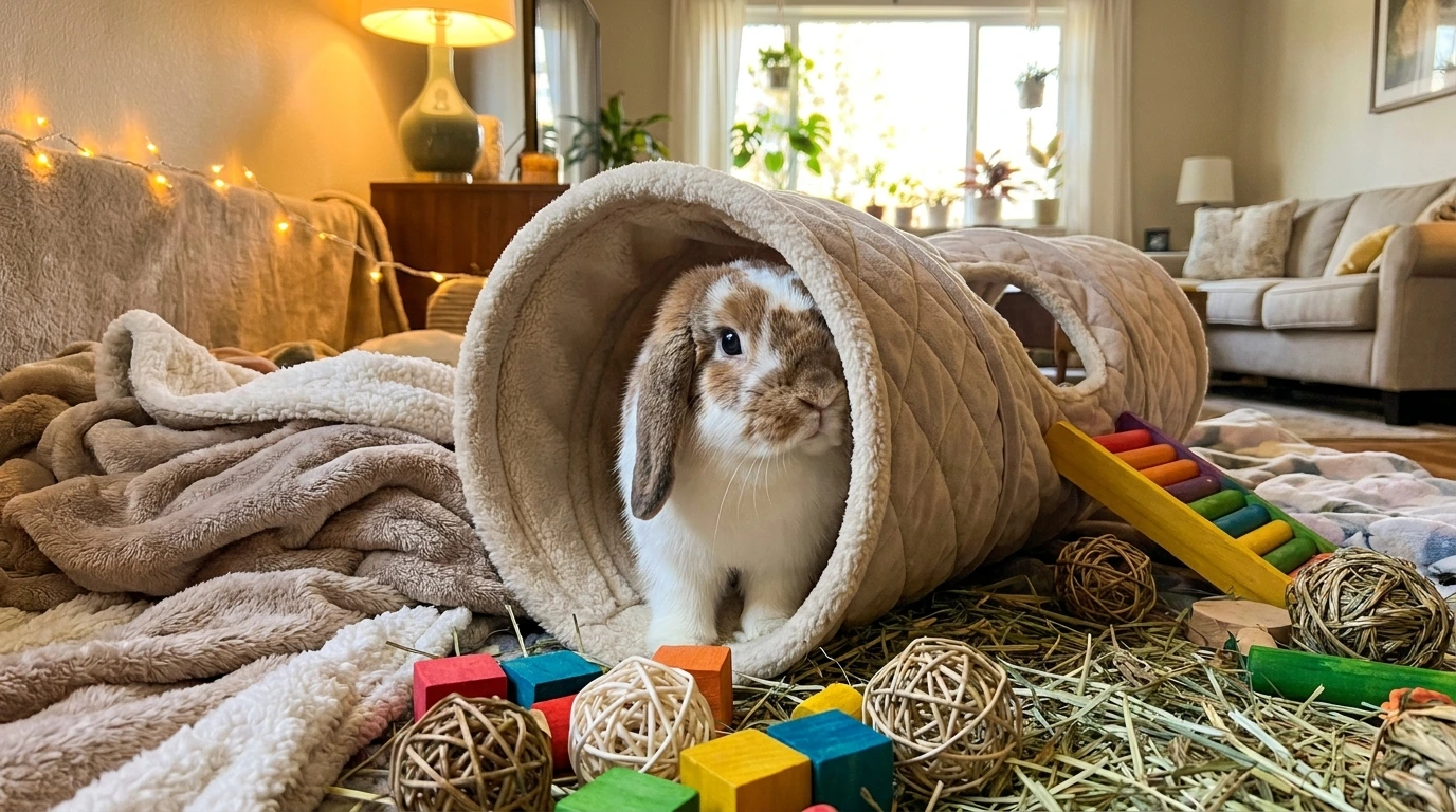 Incorporating the Tunnel into Your Rabbit’s Environment