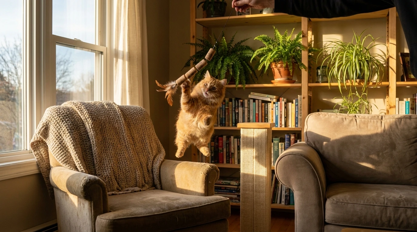 Engaging Your Cat with the Toy