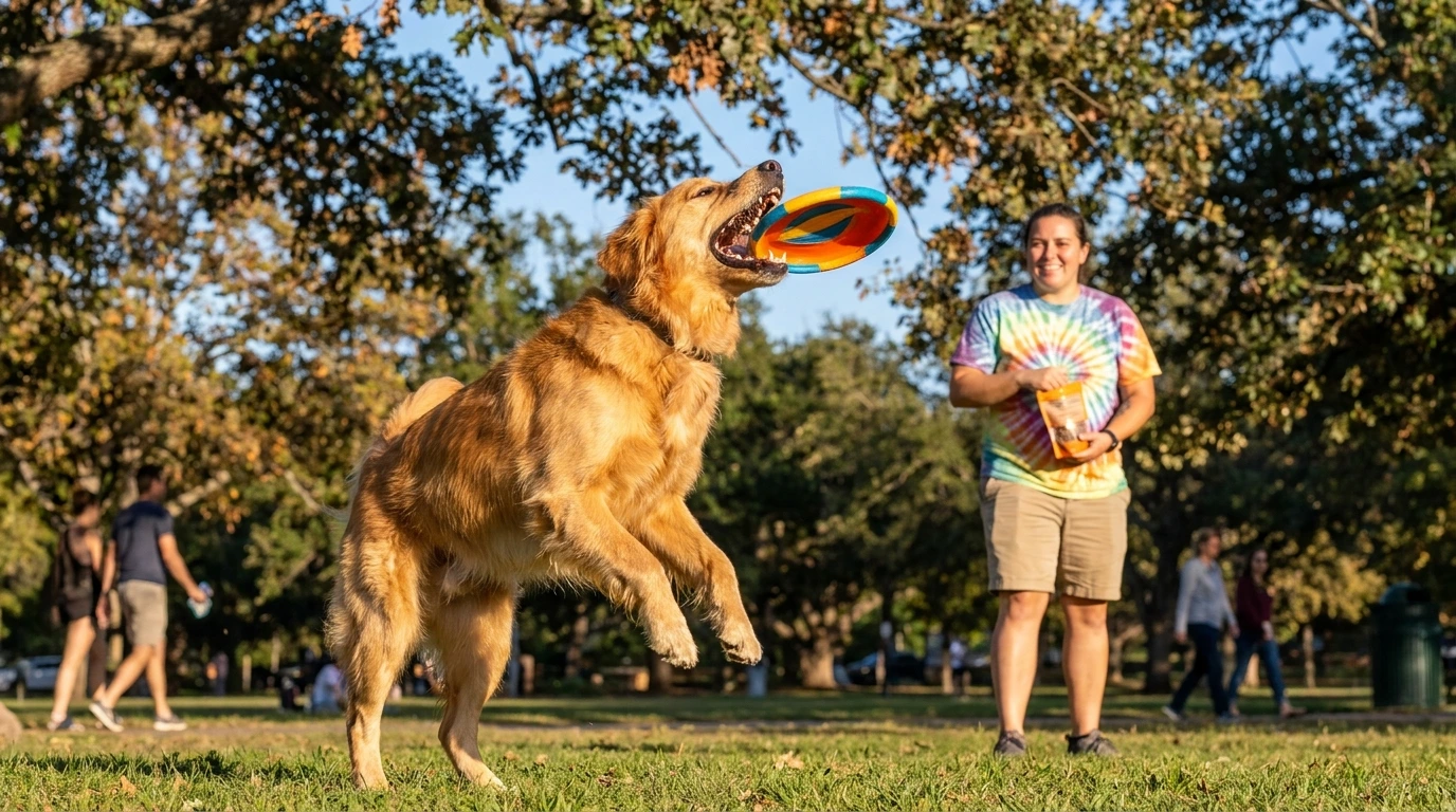 Training Your Dog with the Frisbee
