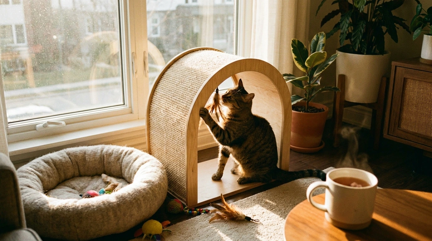 Engaging Your Cat with the Scratching Arch