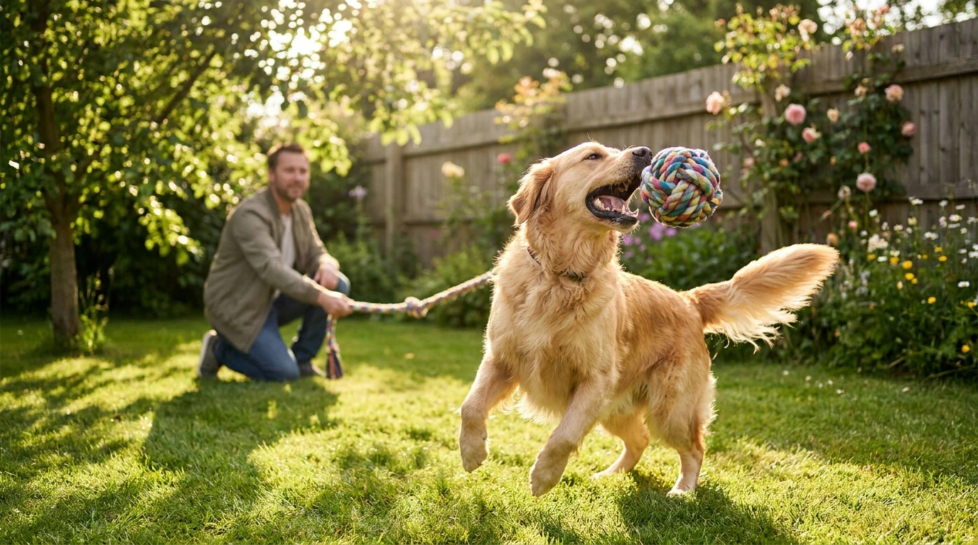 1969 engaging your dog with the rope ball Engaging Your Dog with the Rope Ball
